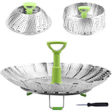 Stainless Steel Vegetable Steamer Basket Kitchen Tools & Gadgets - Tophatter Daily Deals