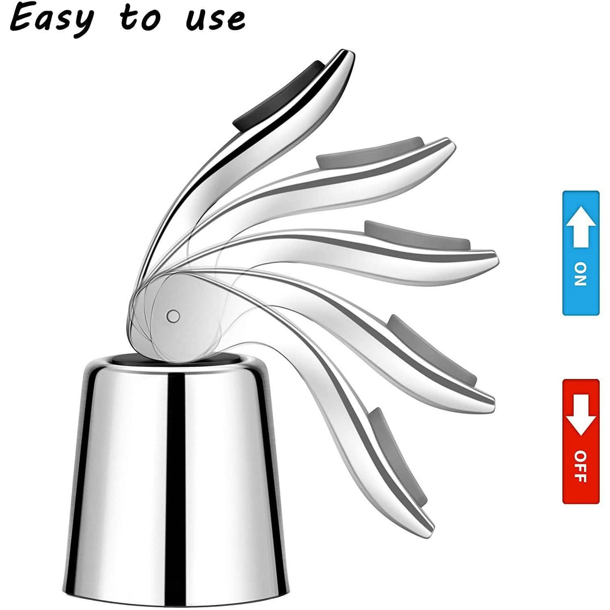 Stainless Steel Wine Bottle Stopper Wine & Dining - Tophatter Daily Deals