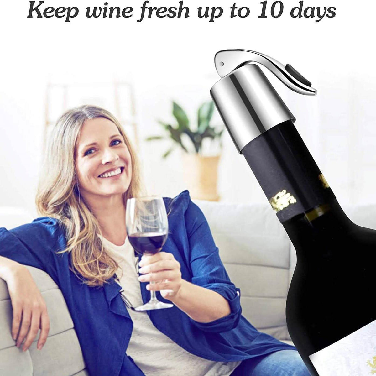 Stainless Steel Wine Bottle Stopper Wine & Dining - Tophatter Daily Deals