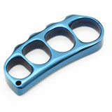 Real 304 Stainless Steel Knuckle Dusters Self Defense Blue Brass Knuckles - Tophatter Daily Deals