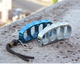 Real 304 Stainless Steel Knuckle Dusters Self Defense Brass Knuckles - Tophatter Daily Deals