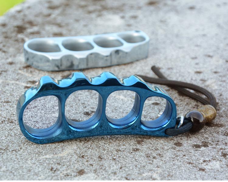 Real 304 Stainless Steel Knuckle Dusters Self Defense Brass Knuckles - Tophatter Daily Deals