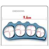 Real 304 Stainless Steel Knuckle Dusters Self Defense Brass Knuckles - Tophatter Daily Deals