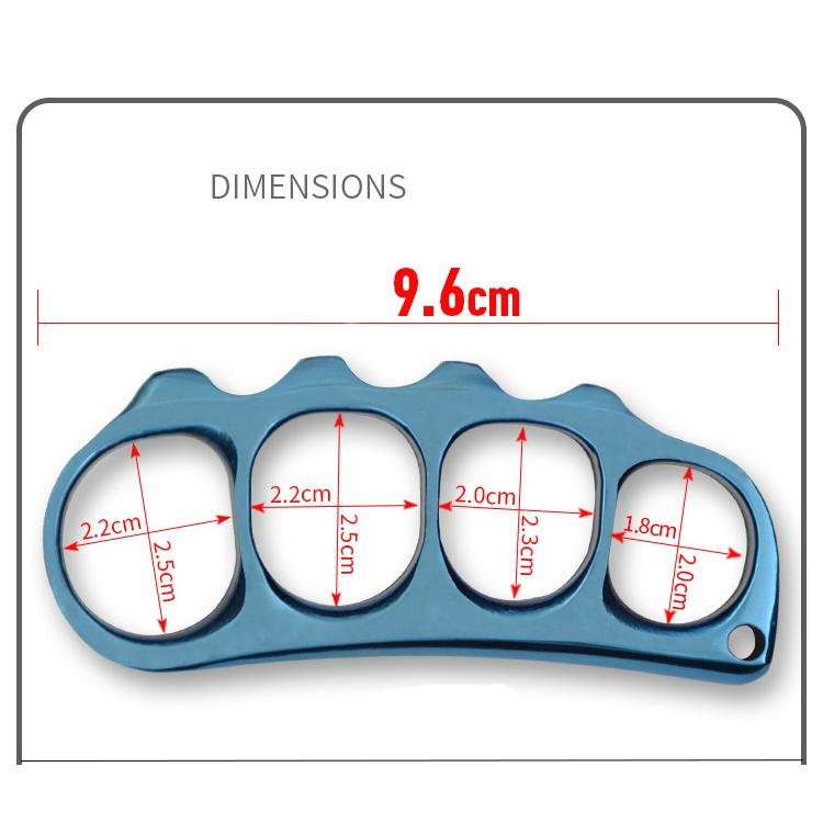 Real 304 Stainless Steel Knuckle Dusters Self Defense Brass Knuckles - Tophatter Daily Deals
