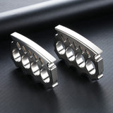 2023 Summer New Stainless Steel Self Defense Knuckles - KDX 01 Brass Knuckles - Tophatter Daily Deals