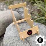 Game Knife Display Stand High-End 4-Layer Wooden Holder - Tophatter Daily Deals