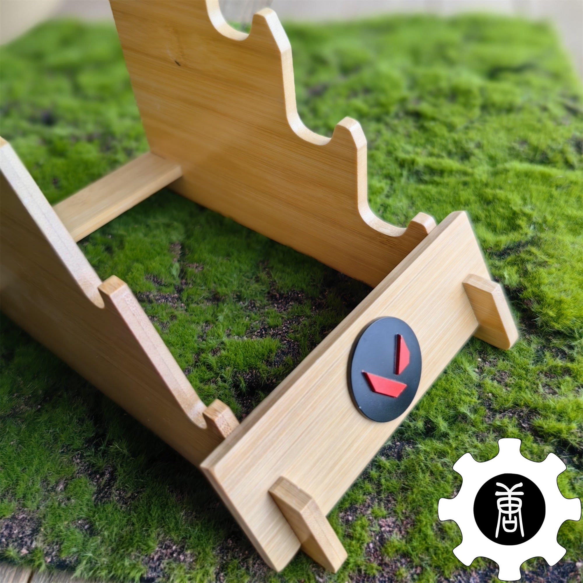 Game Knife Display Stand High-End 4-Layer Wooden Holder - Tophatter Daily Deals