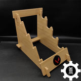 Game Knife Display Stand High-End 4-Layer Wooden Holder - Tophatter Daily Deals