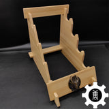 Dragon Head 4-Layer Wooden Holder Dagger Short Sword Display Stand - Tophatter Daily Deals