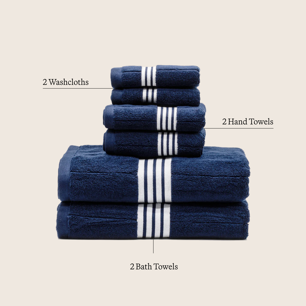 Nautilus Australian Cotton Towels Bath - Tophatter Daily Deals