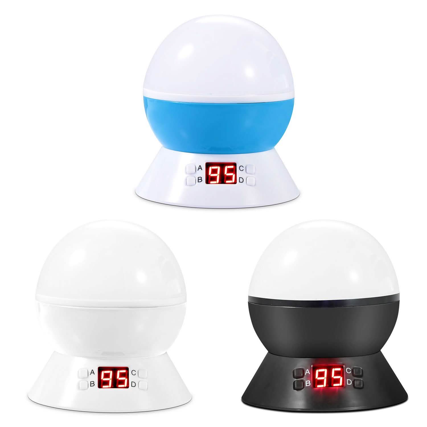 Star Moon LED Projector Lamp Kids Night Light Indoor Lighting - Tophatter Daily Deals