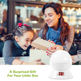 Star Moon LED Projector Lamp Kids Night Light Indoor Lighting - Tophatter Daily Deals