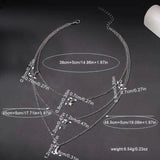 Star Moon Multi-layer Pendant Necklace Necklaces - Tophatter Daily Deals