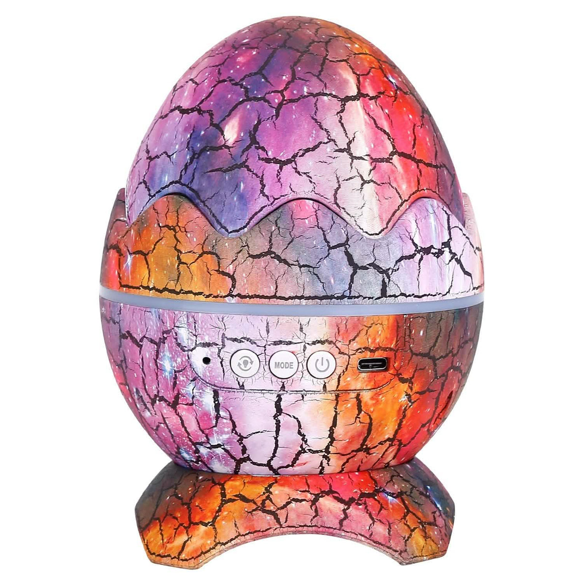 Star Project Lamp Galaxy Light Dinosaur Egg with Wireless Speaker and Remote Control Indoor Lighting - Tophatter Daily Deals