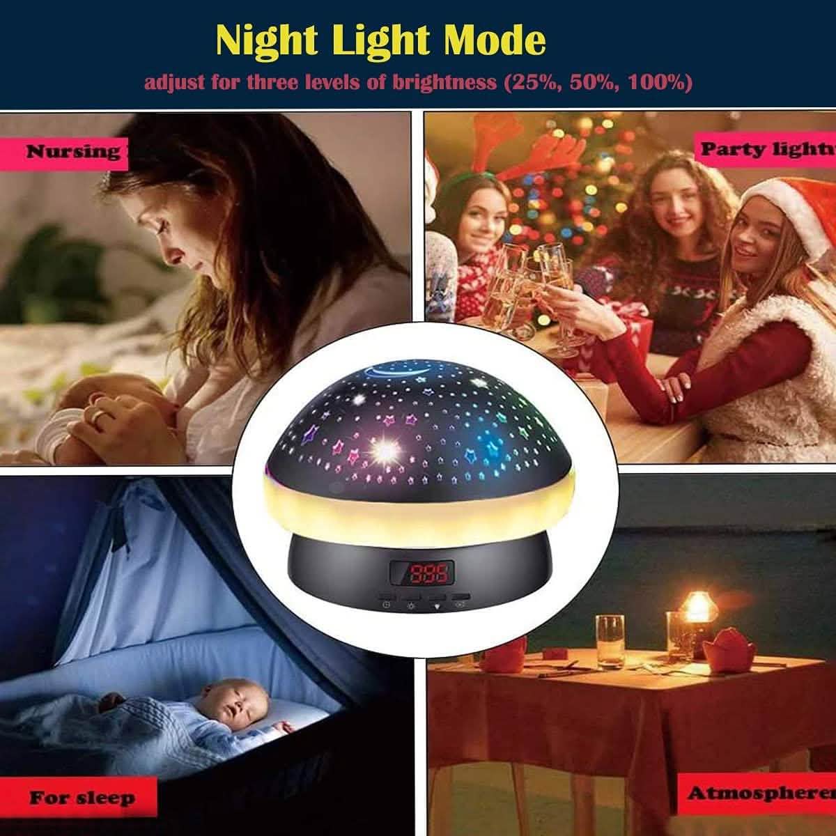 Star Projector Night Light for Kids Indoor Lighting - Tophatter Daily Deals
