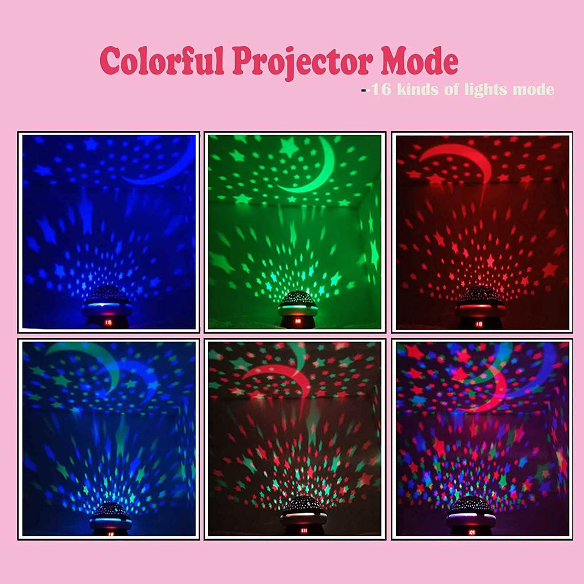 Star Projector Night Light for Kids Indoor Lighting - Tophatter Daily Deals