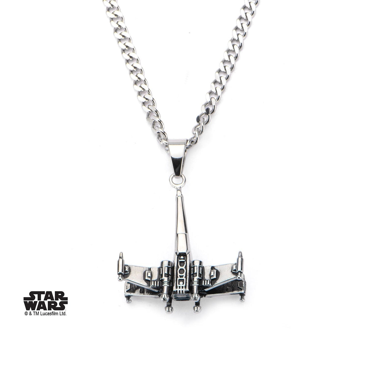 Star Wars – X-Wing 3D Pendant Necklace Necklace - Tophatter Daily Deals