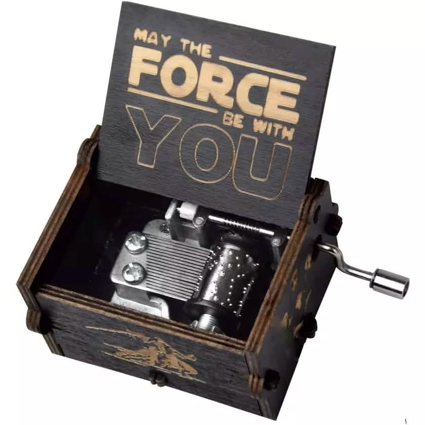 Star Wars Engraved Wooden Music Box Toys & Games - Tophatter Daily Deals