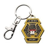 Star Wars: The Rise of Skywalker – X-Wing Enamel Keychain Keyring - Tophatter Daily Deals