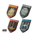 Star Wars – Vehicle 4-Pin Set Pin Set - Tophatter Daily Deals