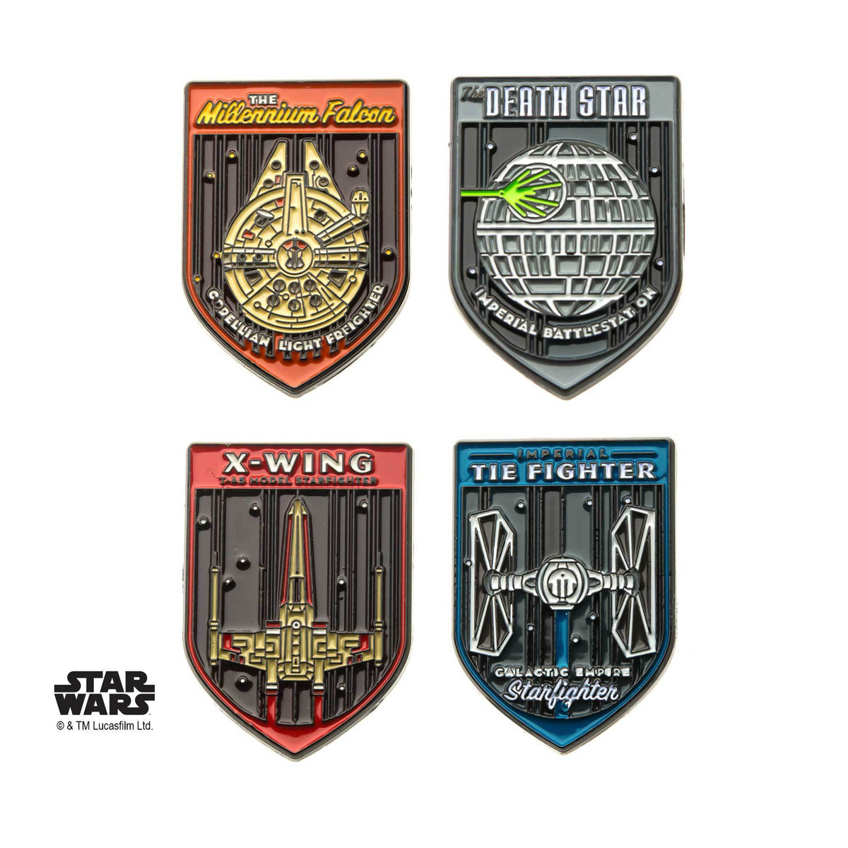 Star Wars – Vehicle 4-Pin Set Pin Set - Tophatter Daily Deals