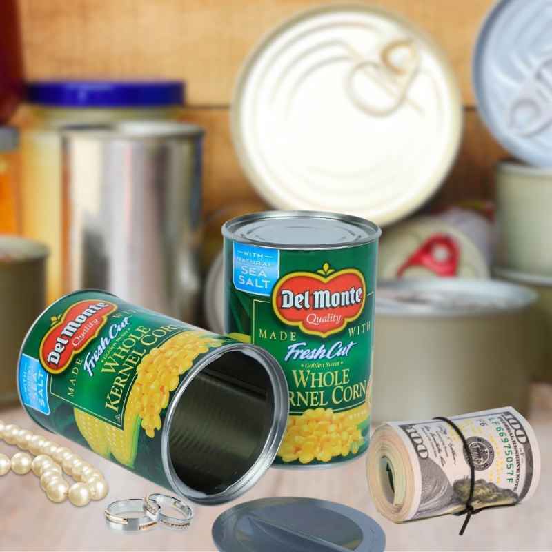 Canned Corn Stash Can Diversion Safe Diversion Safes - Tophatter Daily Deals