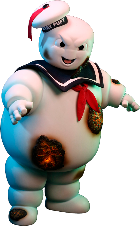 Ghostbusters – Stay Puft Marshmallow Man Burning Edition Deluxe Soft Vinyl Statue Statue - Tophatter Daily Deals