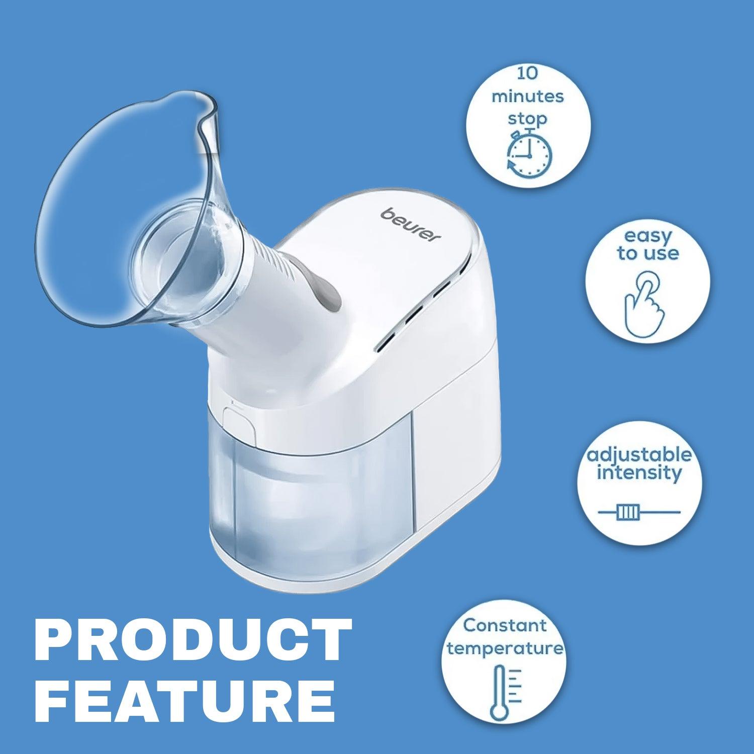 Sinus Steam Inhaler - Electric Si40 Warm Steam Inhaler Nasal Sinus Vaporiser Health Care - Tophatter Daily Deals