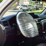 Steering Wheel Sun Protection Heat Reflective Cover Protector Cover Automotive - Tophatter Daily Deals