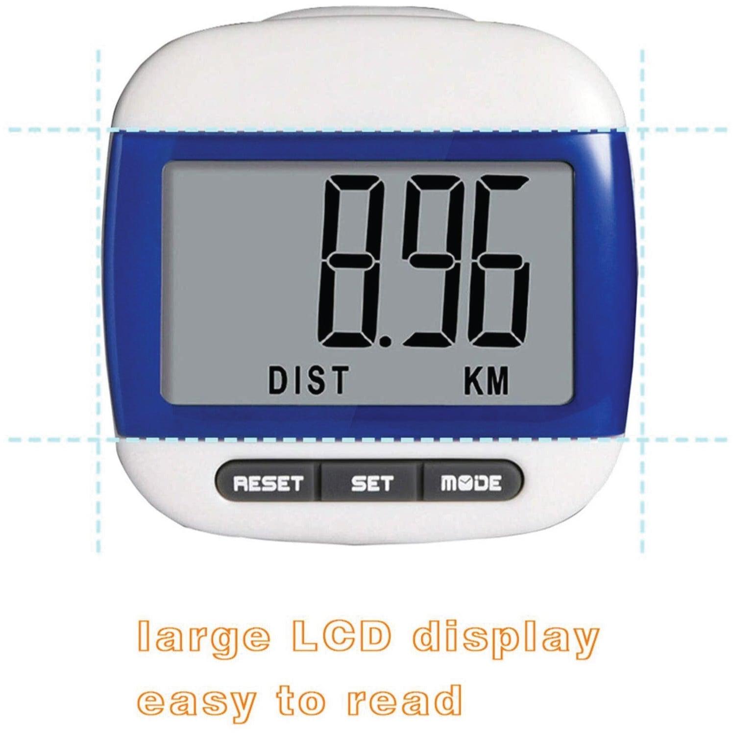 Pedometer For Walking - LCD Pedometer Step Walking Jogging Calorie Counter Distance Fitness+ Belt Clip Fitness - Tophatter Daily Deals