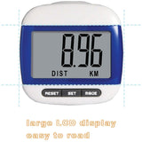 Pedometer For Walking - LCD Pedometer Step Walking Jogging Calorie Counter Distance Fitness+ Belt Clip Fitness - Tophatter Daily Deals