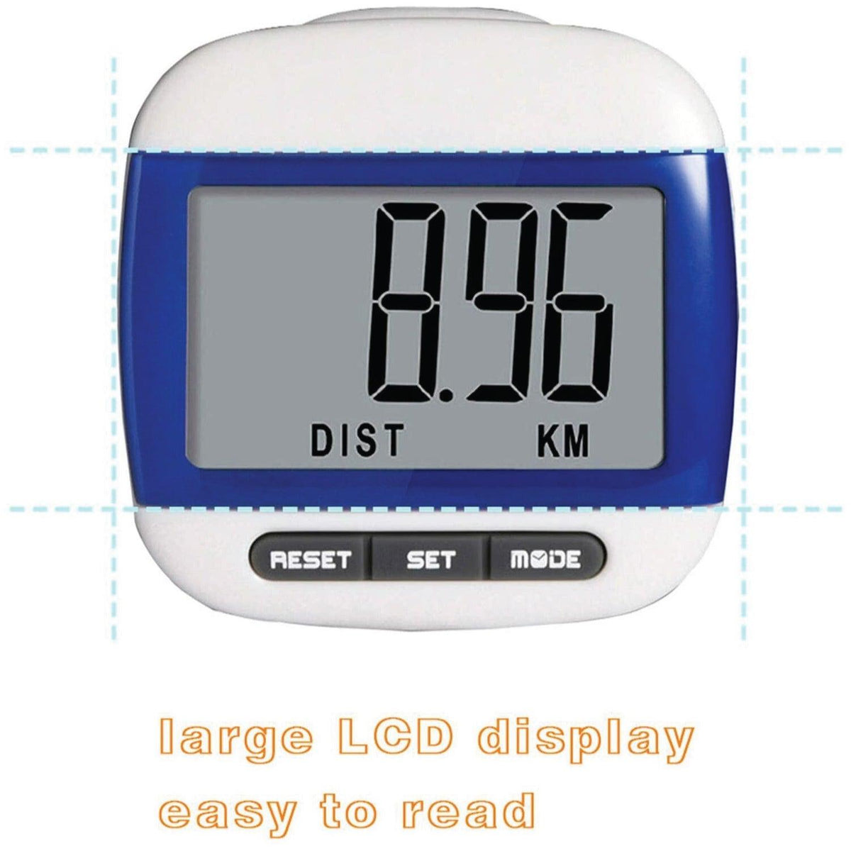 Pedometer For Walking - LCD Pedometer Step Walking Jogging Calorie Counter Distance Fitness+ Belt Clip Fitness - Tophatter Daily Deals