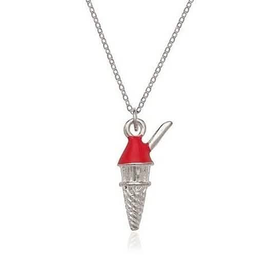 Sterling Silver Ice Cream Charm and Chain Necklaces - Tophatter Daily Deals