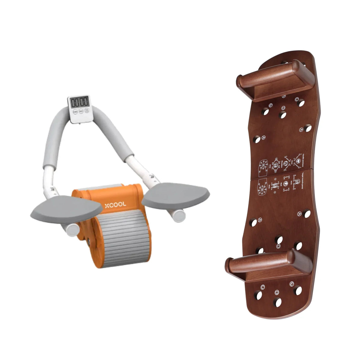 Portable Wooden Push-Up Board Fitness & Exercise - Tophatter Daily Deals