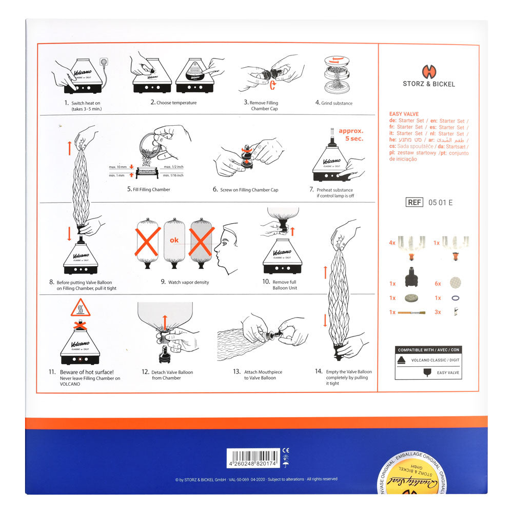 Storz & Bickel Volcano Easy Valve Starter Set Vape Accessories - Tophatter Daily Deals