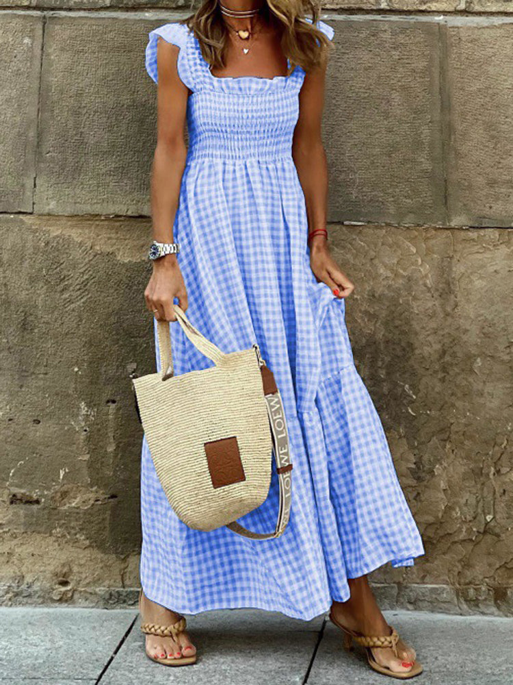 Women Strapless Ruffle Backless Dresses Maxi Dresses - Tophatter Daily Deals