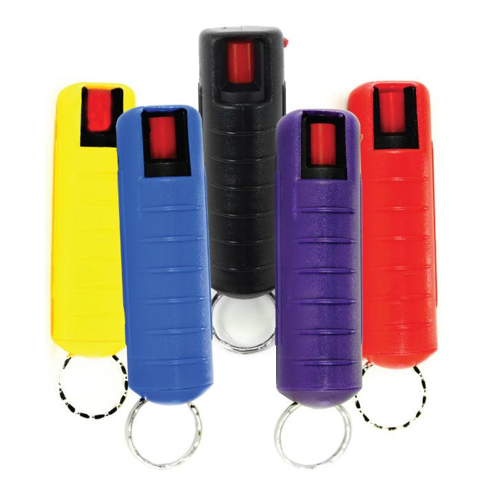Streetwise 18% Pepper Spray 1/2 Ounce Hard Case Black Pink Self Defense - Tophatter Daily Deals