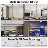 Stripper Dance Pole 45mm Spinning Static Dancing Pole Everything Else - Tophatter Daily Deals