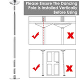 Stripper Dance Pole 45mm Spinning Static Dancing Pole Everything Else - Tophatter Daily Deals