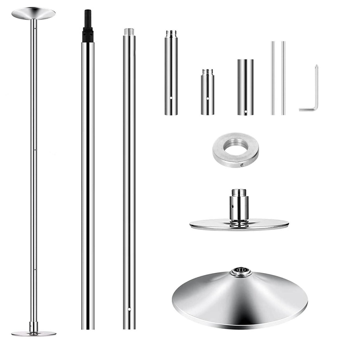 Stripper Dance Pole 45mm Spinning Static Dancing Pole Everything Else - Tophatter Daily Deals