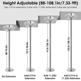 Stripper Dance Pole 45mm Spinning Static Dancing Pole Everything Else - Tophatter Daily Deals