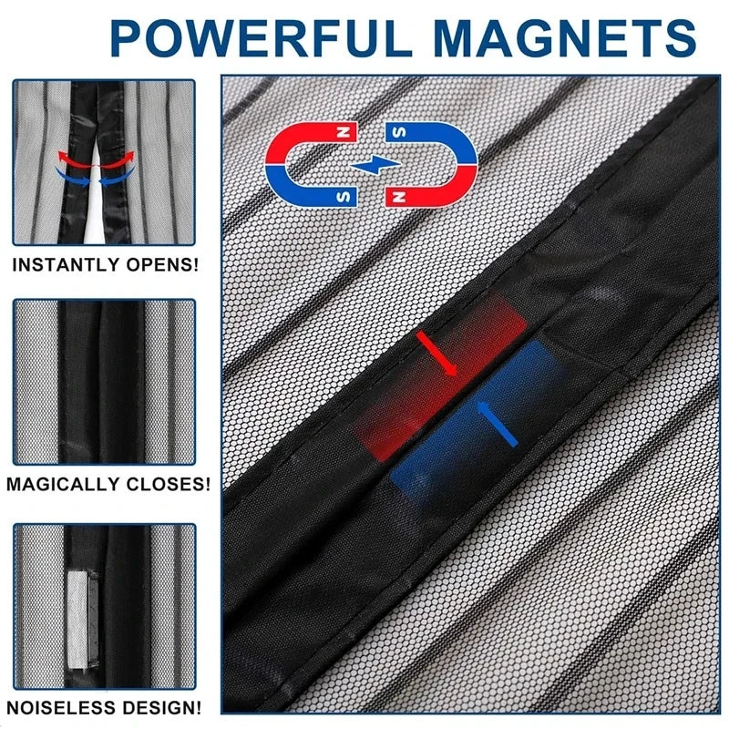 Strong Seal Magnetic Screen Door Home Supplies - Tophatter Daily Deals
