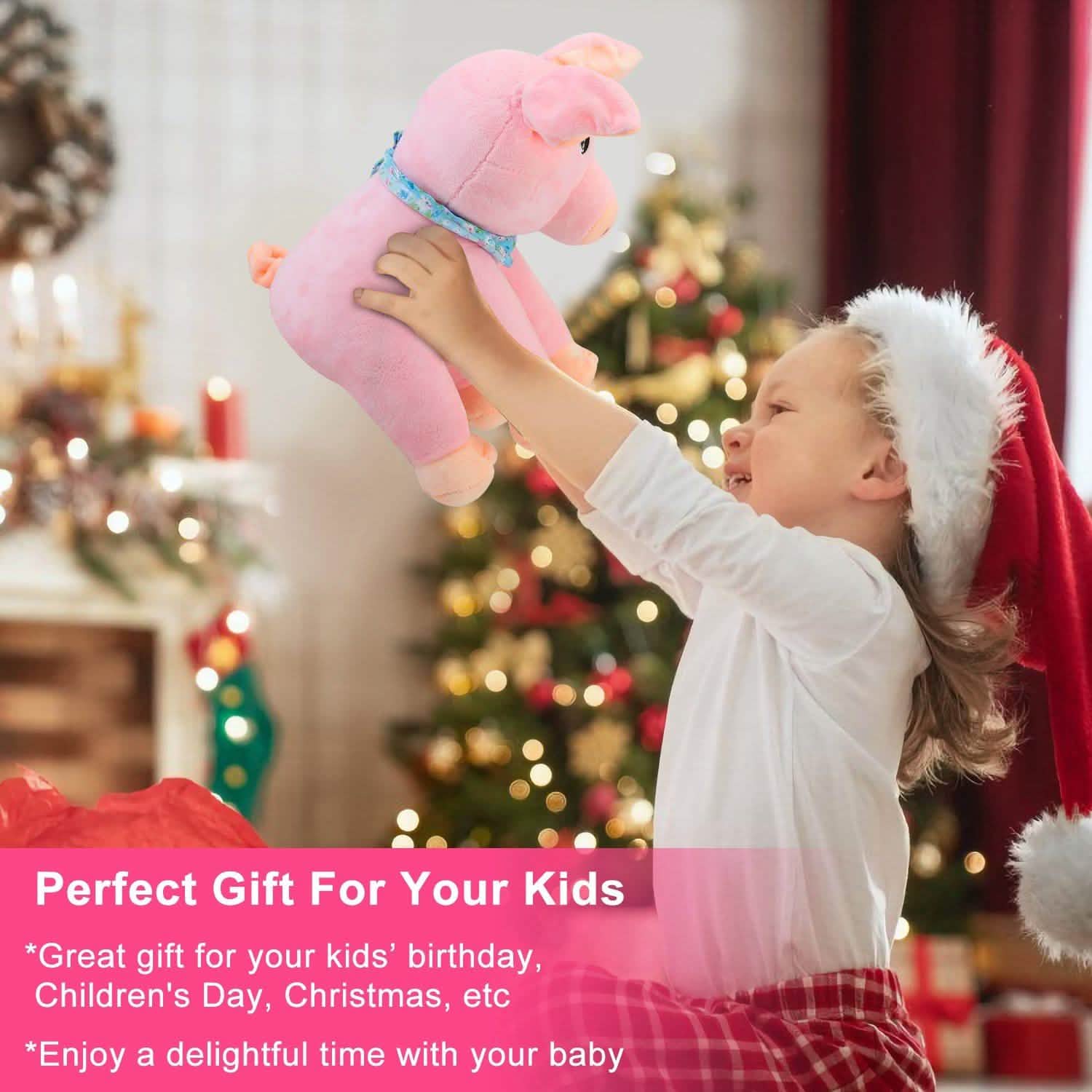 Stuffed Plush Pig Doll Pick-a-Boo Animated Toy Toys & Games - Tophatter Daily Deals