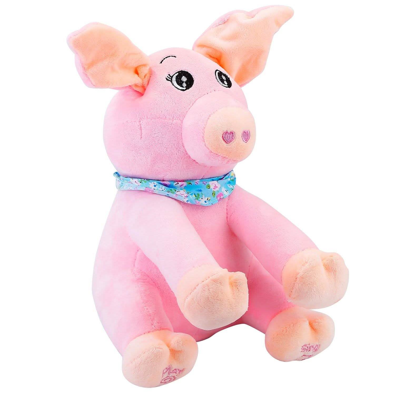 Stuffed Plush Pig Doll Pick-a-Boo Animated Toy Toys & Games - Tophatter Daily Deals