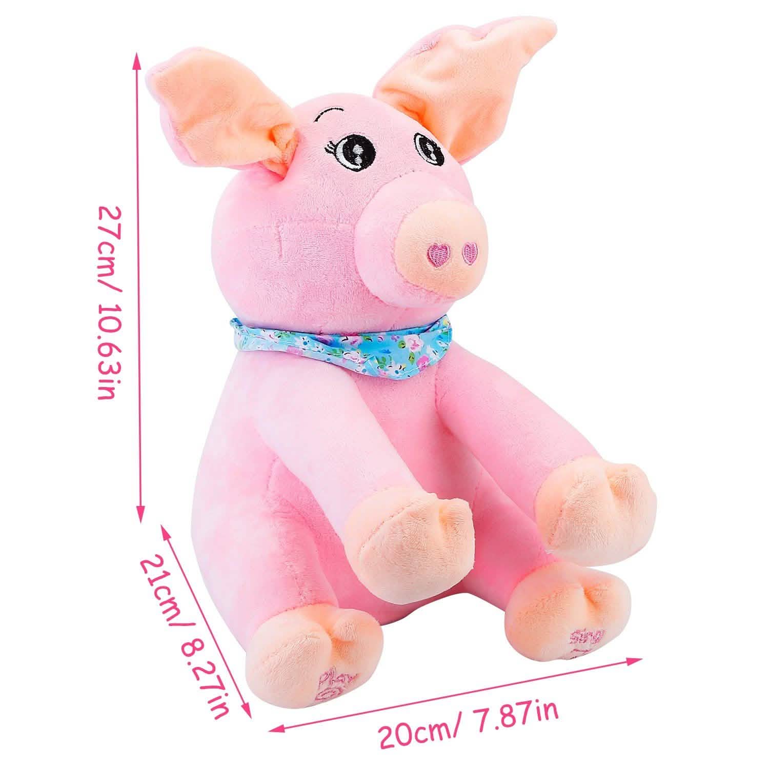 Stuffed Plush Pig Doll Pick-a-Boo Animated Toy Toys & Games - Tophatter Daily Deals
