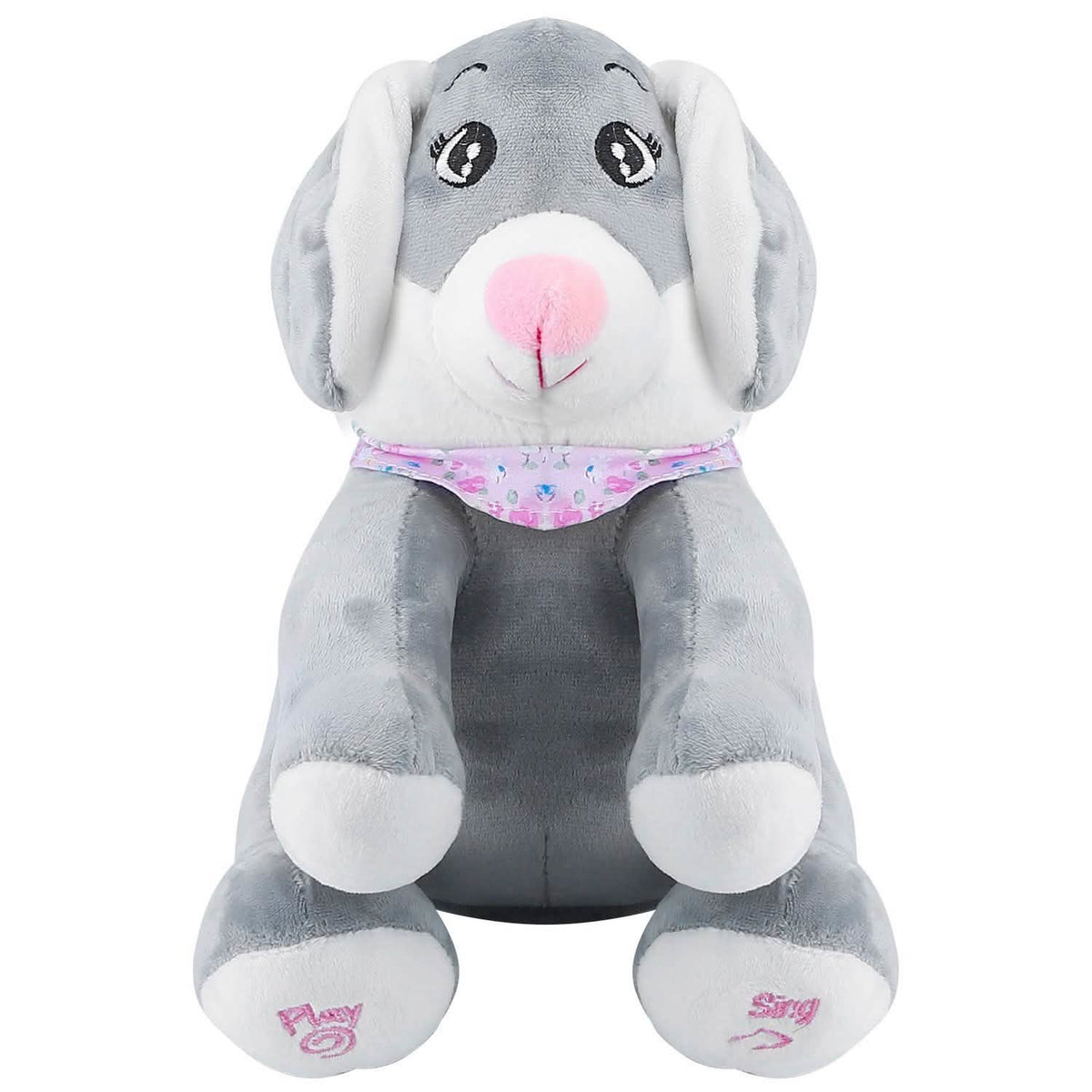 Stuffed Plush Rabbit Doll Toy Animated Talking and Singing Toys & Games - Tophatter Daily Deals