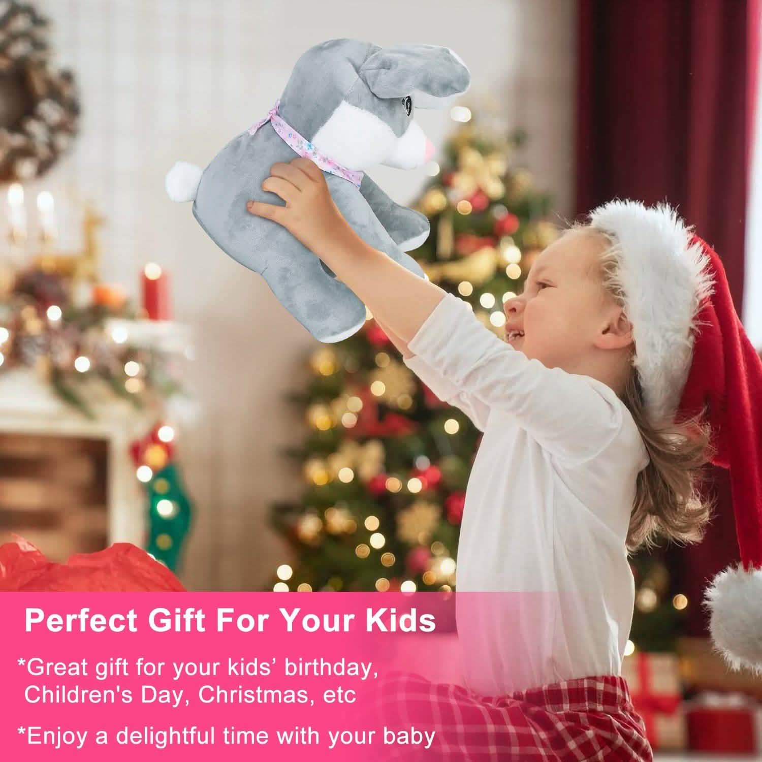 Stuffed Plush Rabbit Doll Toy Animated Talking and Singing Toys & Games - Tophatter Daily Deals