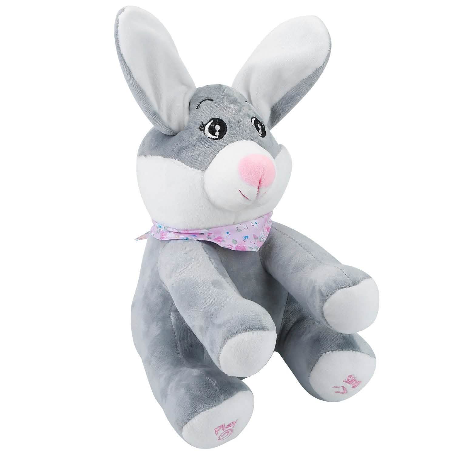 Stuffed Plush Rabbit Doll Toy Animated Talking and Singing Toys & Games - Tophatter Daily Deals