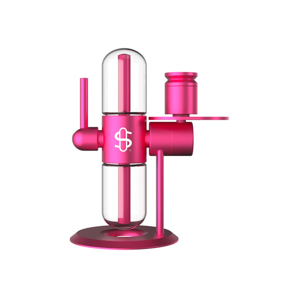Stündenglass Kompact Gravity Infuser Hot Pink Bongs - Tophatter Daily Deals