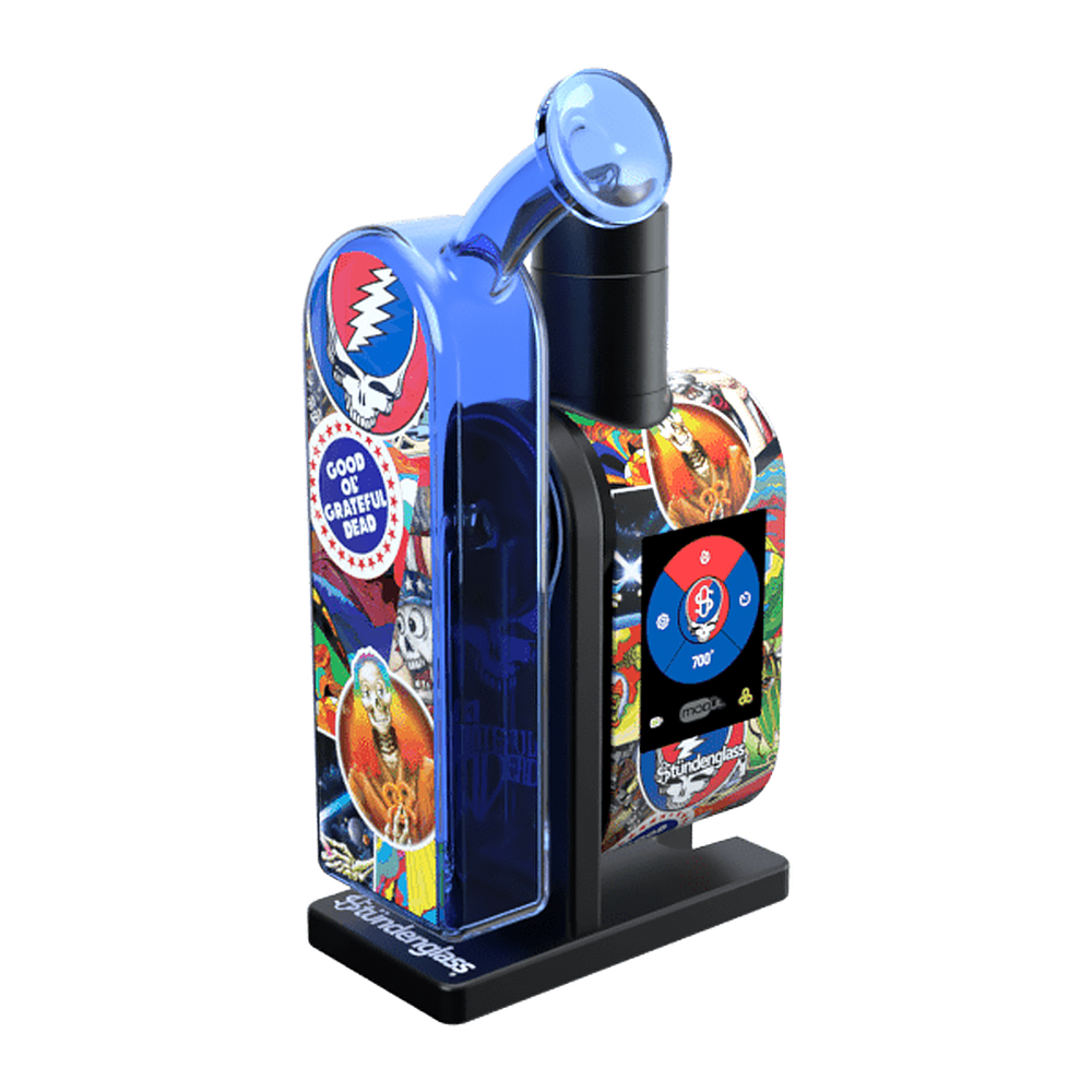 Stündenglass Modül Dok Deluxe Travel Kit Grateful Dead Legacy Patchwork Vaporizers - Tophatter Daily Deals
